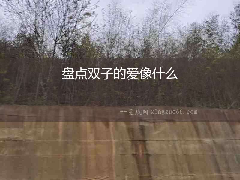 盤點雙子的愛像什么
