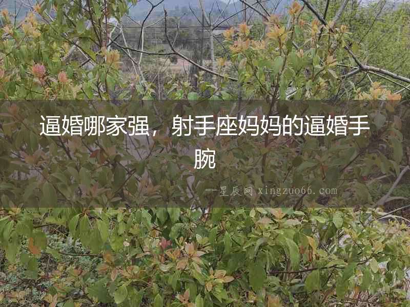 逼婚哪家強，射手座媽媽的逼婚手腕