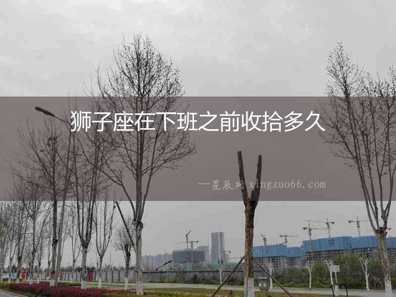獅子座在下班之前收拾多久