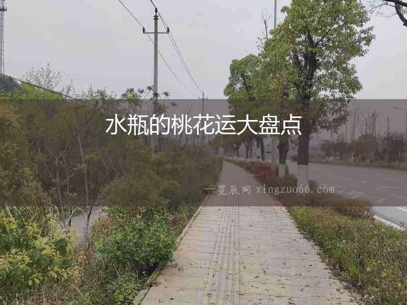 水瓶的桃花運大盤點