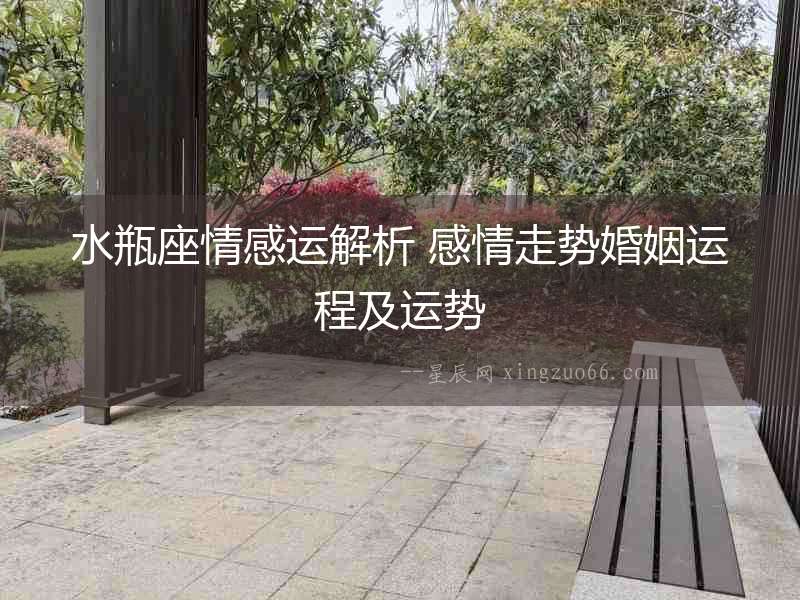 水瓶座情感運解析 感情走勢婚姻運程及運勢