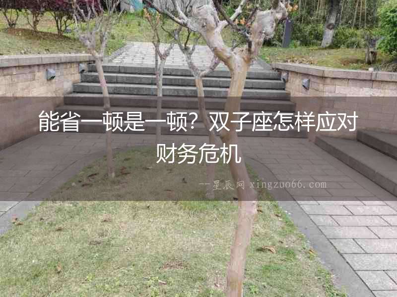 能省一頓是一頓？雙子座怎樣應(yīng)對(duì)財(cái)務(wù)危機(jī)