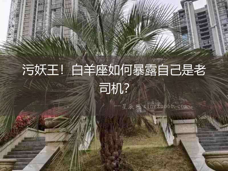 污妖王！白羊座如何暴露自己是老司機？