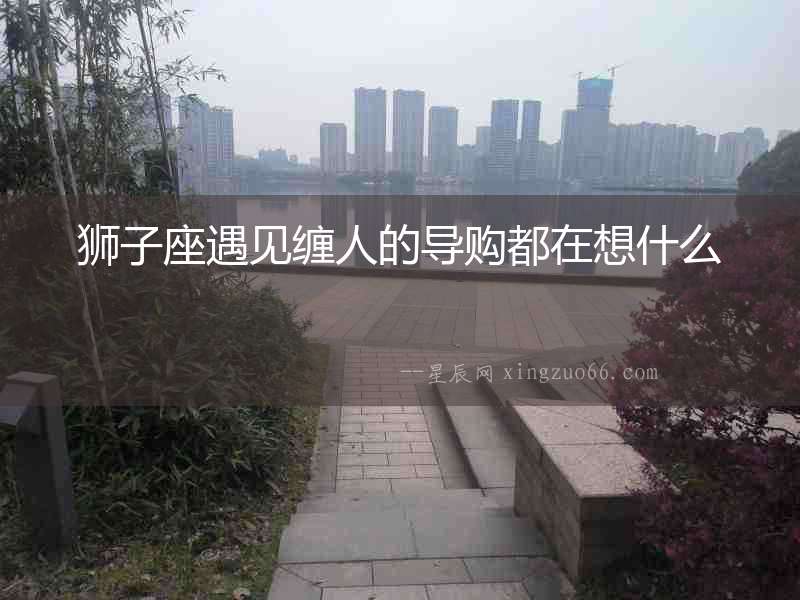 獅子座遇見纏人的導(dǎo)購都在想什么