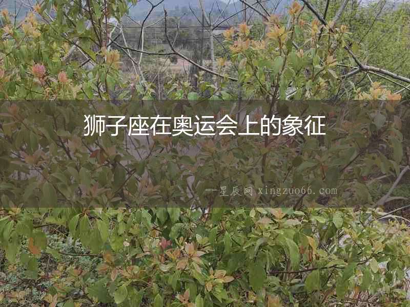 獅子座在奧運(yùn)會(huì)上的象征