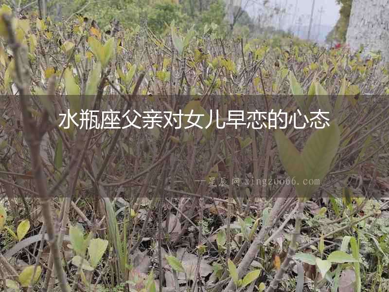 水瓶座父親對女兒早戀的心態