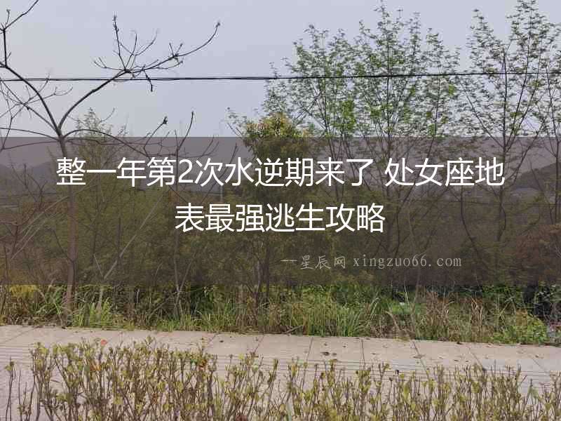 整一年第2次水逆期來了 處女座地表最強逃生攻略