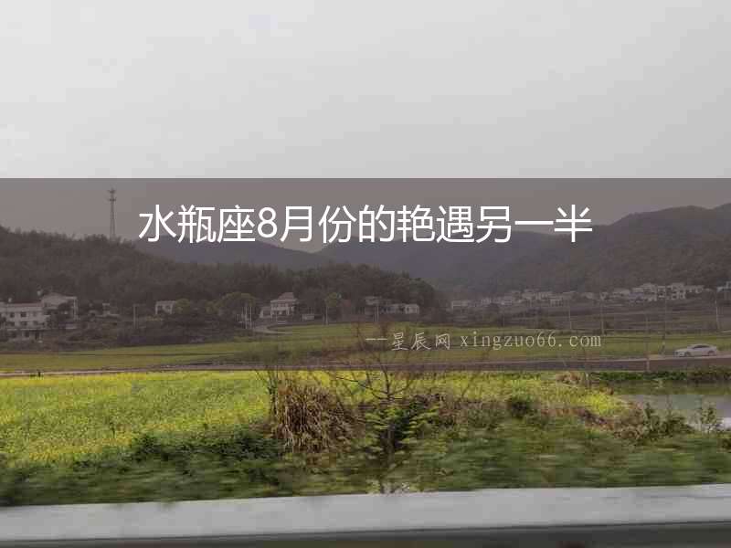 水瓶座8月份的艷遇另一半