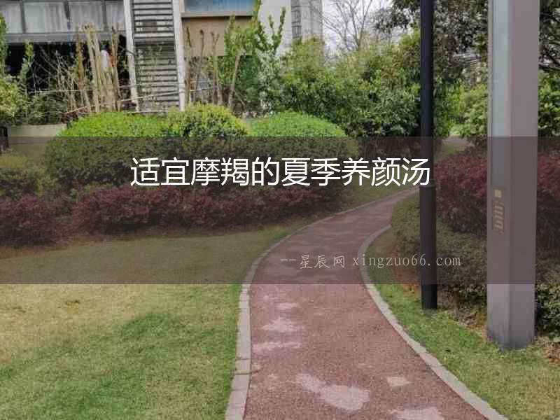適宜摩羯的夏季養(yǎng)顏湯