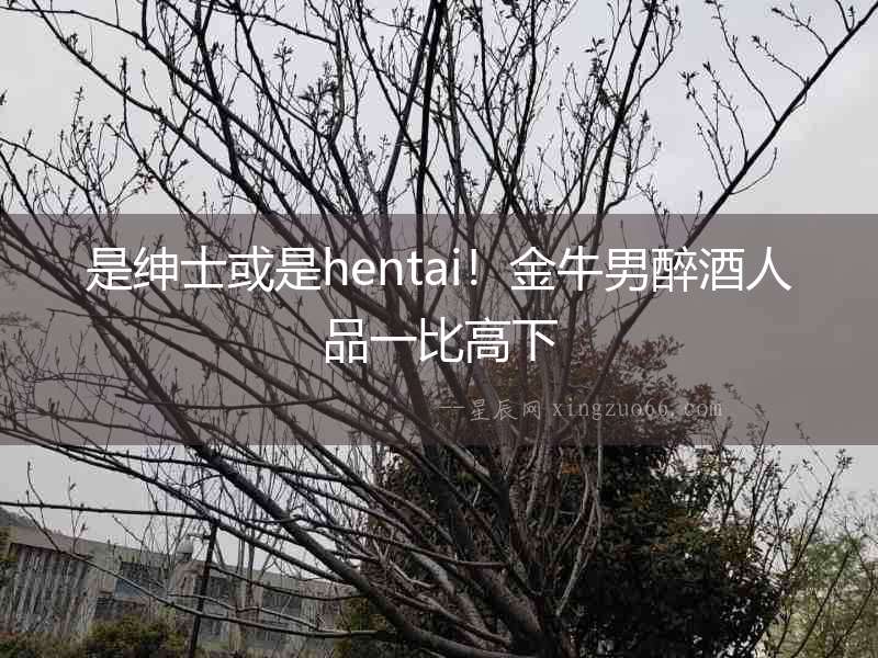 是紳士或是hentai！金牛男醉酒人品一比高下