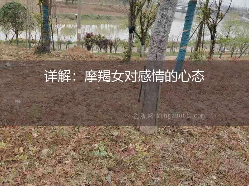 詳解：摩羯女對感情的心態