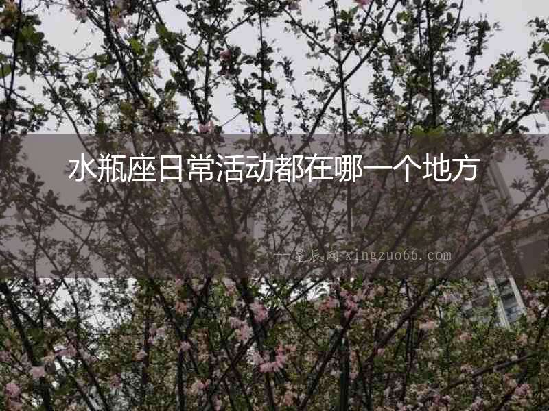 水瓶座日常活動(dòng)都在哪一個(gè)地方