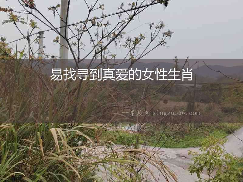易找尋到真愛的女性生肖