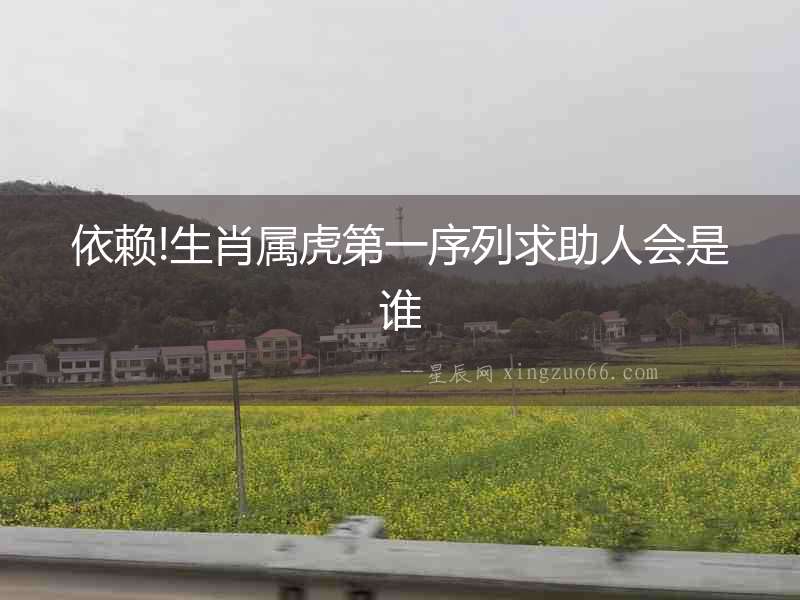 依賴!生肖屬虎第一序列求助人會是誰