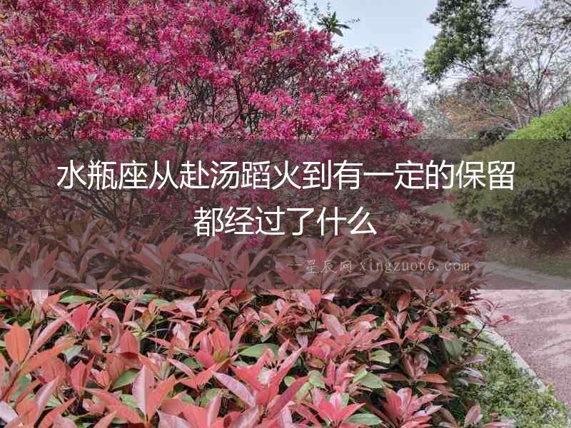 水瓶座從赴湯蹈火到有一定的保留都經(jīng)過了什么