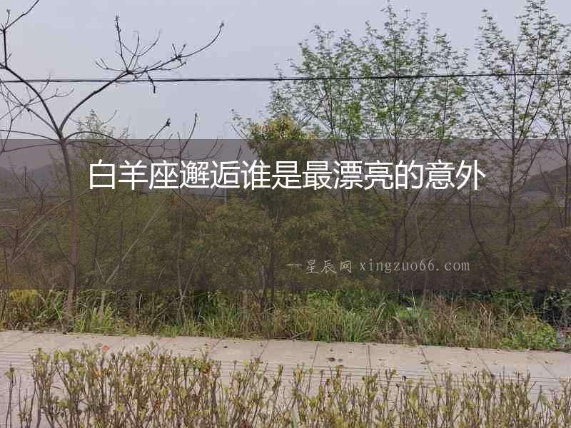 白羊座邂逅誰是最漂亮的意外