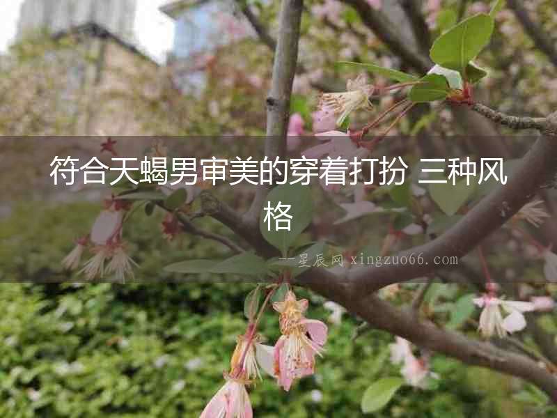 符合天蝎男審美的穿著打扮 三種風格
