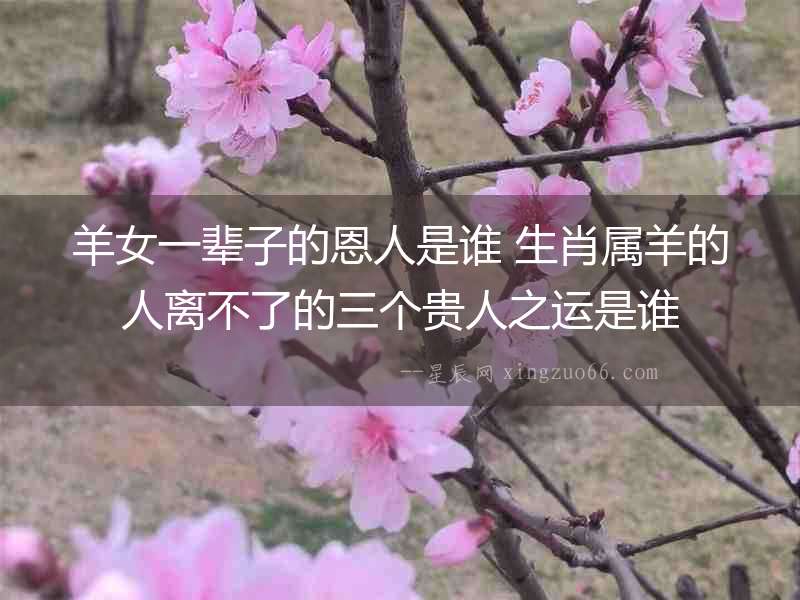 羊女一輩子的恩人是誰 生肖屬羊的人離不了的三個貴人之運是誰