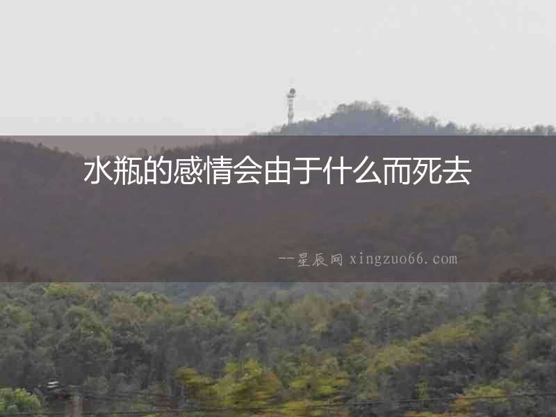 水瓶的感情會由于什么而死去