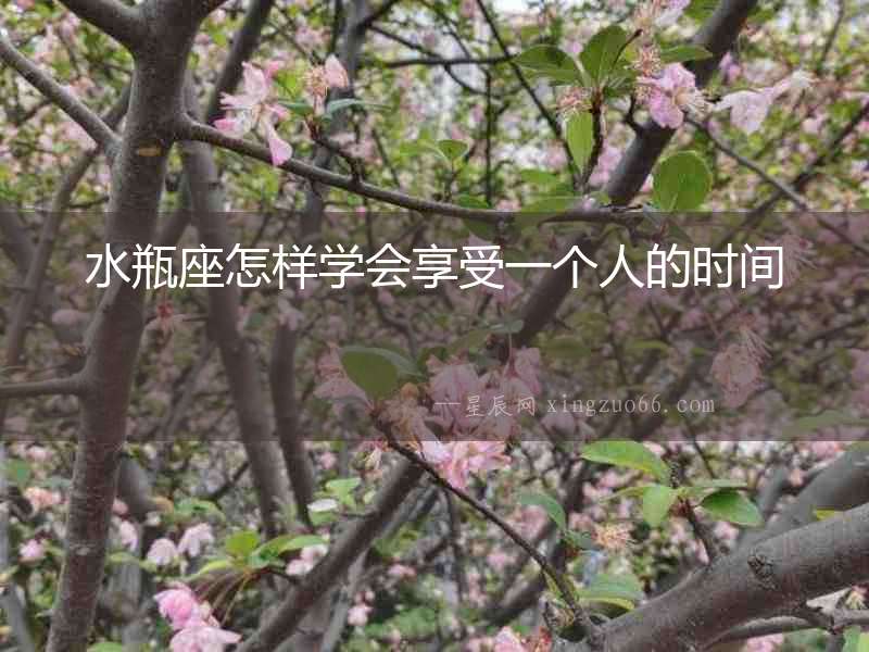 水瓶座怎樣學(xué)會(huì)享受一個(gè)人的時(shí)間