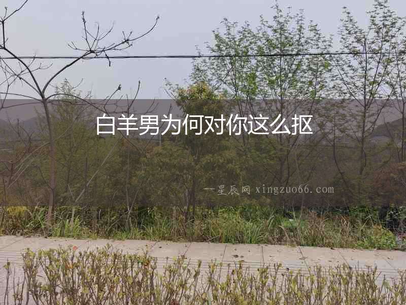 白羊男為何對你這么摳