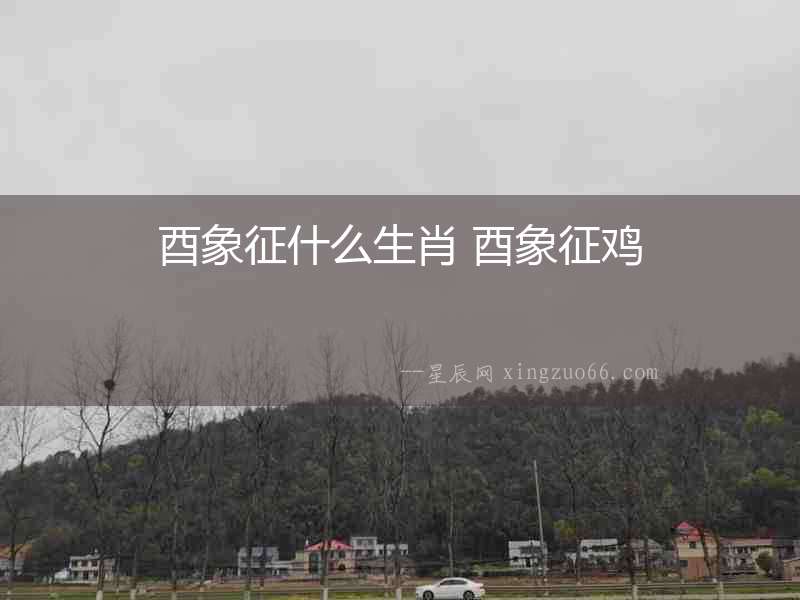 酉象征什么生肖 酉象征雞