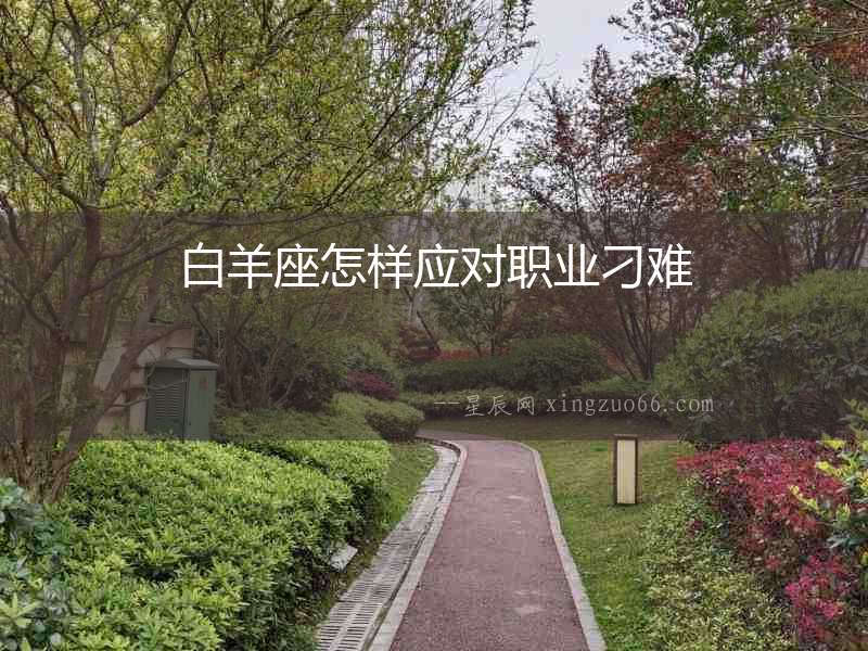 白羊座怎樣應對職業刁難