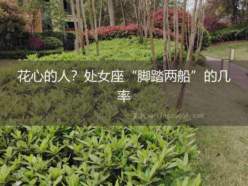 花心的人？處女座“腳踏兩船”的幾率