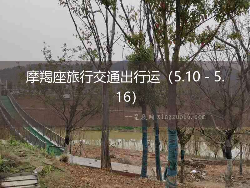 摩羯座旅行交通出行運（5.10－5.16）