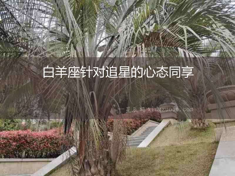 白羊座針對追星的心態(tài)同享