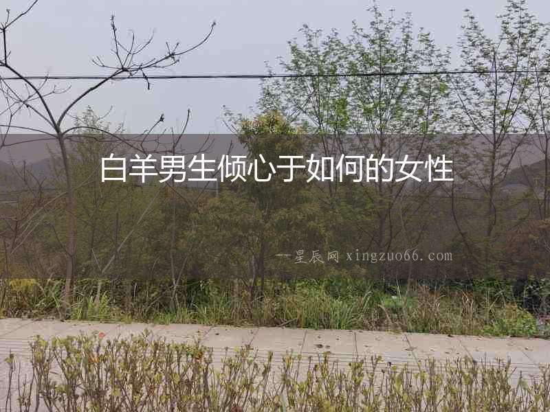 白羊男生傾心于如何的女性