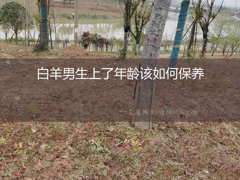 白羊男生上了年齡該如何保養