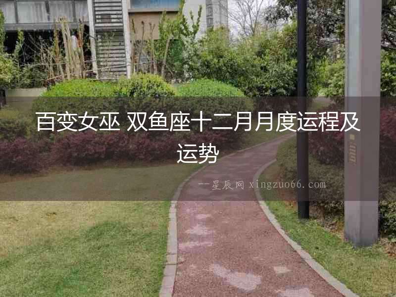 百變女巫 雙魚(yú)座十二月月度運(yùn)程及運(yùn)勢(shì)
