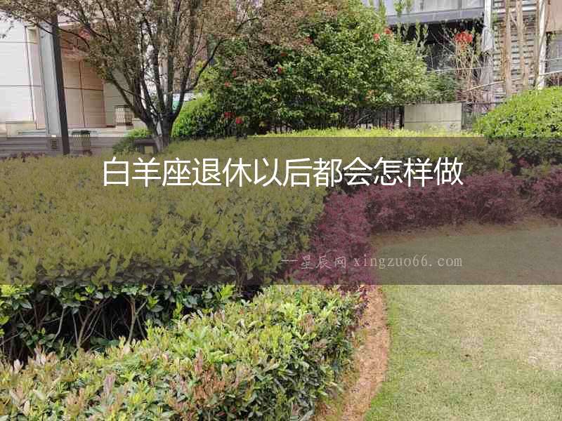 白羊座退休以后都會怎樣做