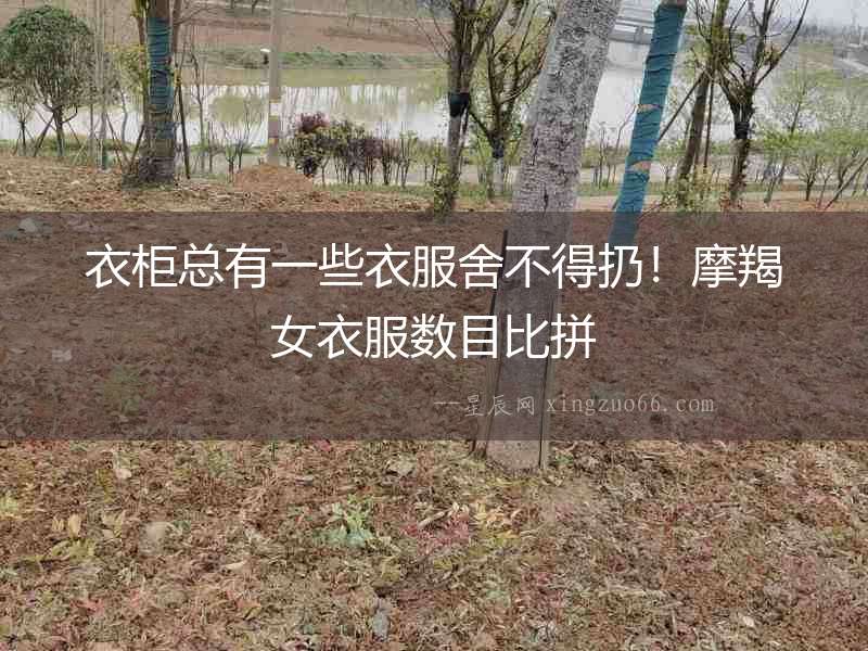 衣柜總有一些衣服舍不得扔！摩羯女衣服數目比拼