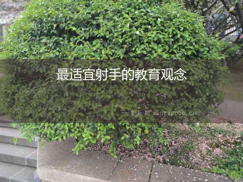 最適宜射手的教育觀念
