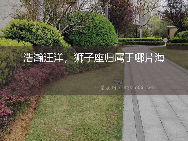 浩瀚汪洋，獅子座歸屬于哪片海