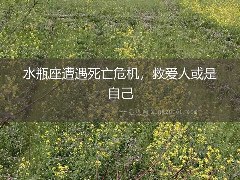 水瓶座遭遇死亡危機(jī)，救愛人或是自己