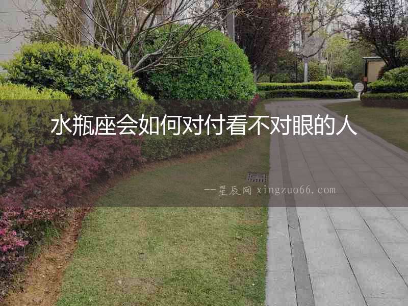 水瓶座會(huì)如何對(duì)付看不對(duì)眼的人