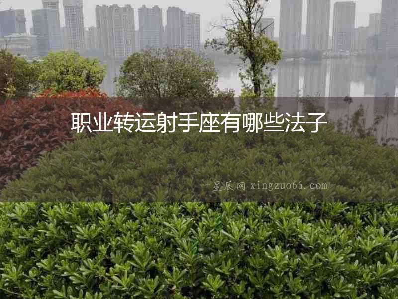 職業(yè)轉(zhuǎn)運射手座有哪些法子