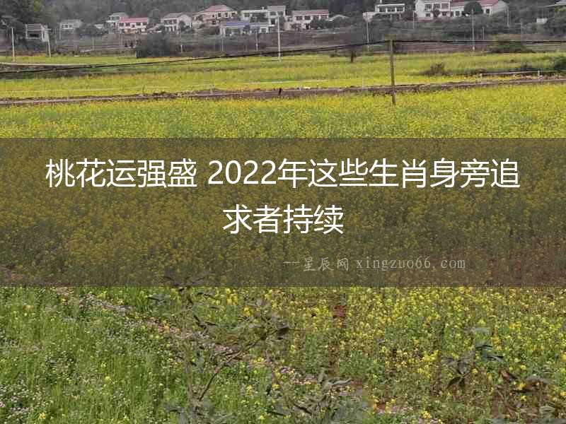 桃花運強盛 2022年這些生肖身旁追求者持續