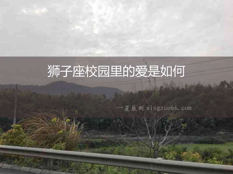 獅子座校園里的愛(ài)是如何