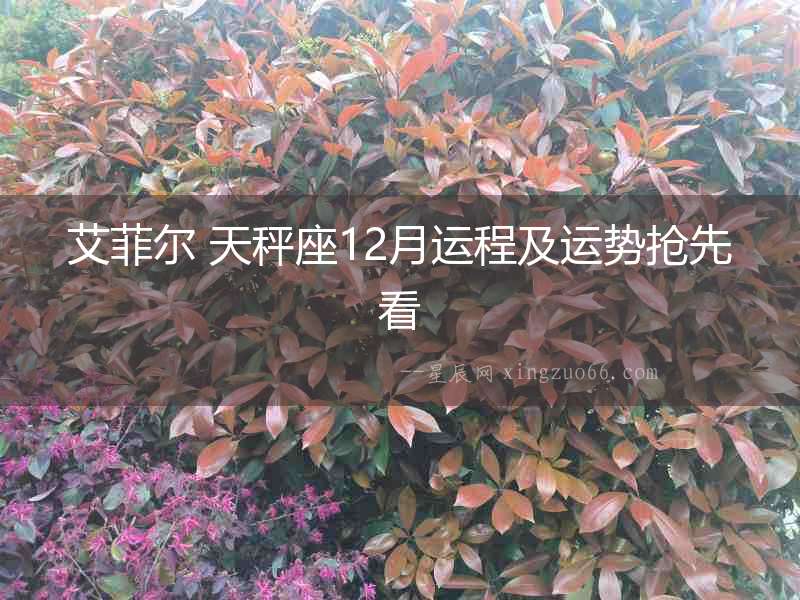 艾菲爾 天秤座12月運(yùn)程及運(yùn)勢(shì)搶先看
