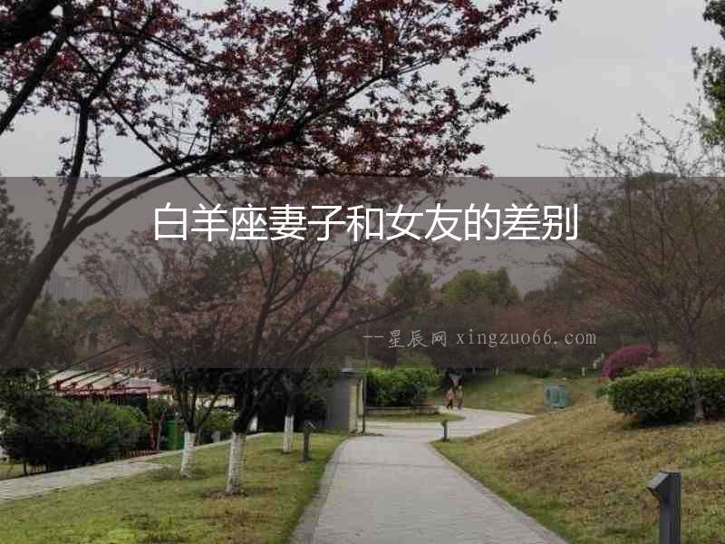 白羊座妻子和女友的差別