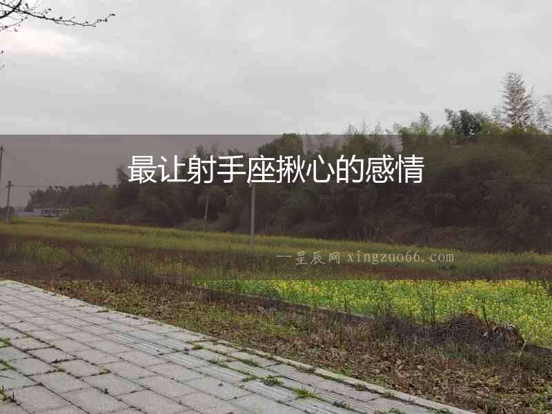 最讓射手座揪心的感情