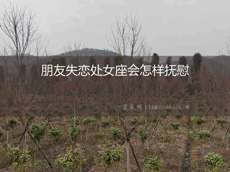 朋友失戀處女座會怎樣撫慰