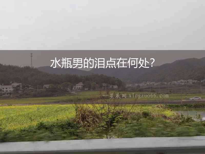 水瓶男的淚點在何處？