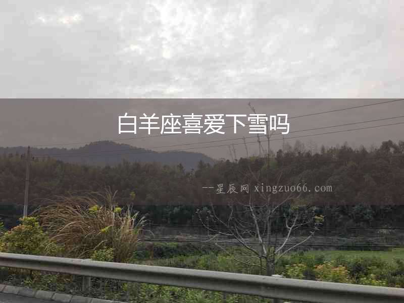 白羊座喜愛下雪嗎