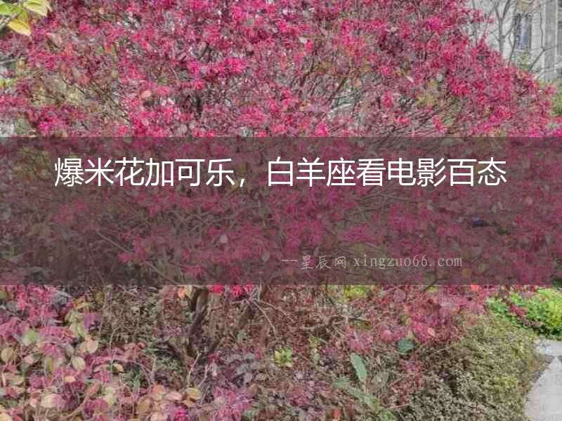 爆米花加可樂，白羊座看電影百態