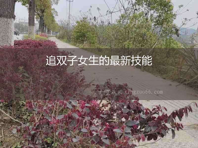 追雙子女生的最新技能